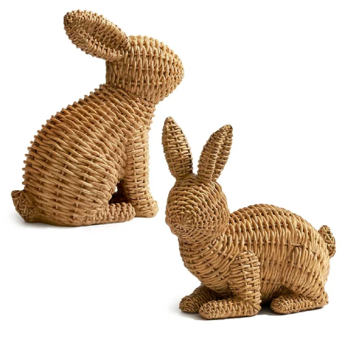 Ayieyill 2 Pcs Easter Rabbit Decor