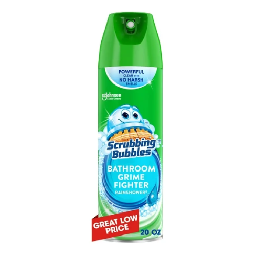 Scrubbing Bubbles Bathroom Grime Fighter Disinfe Countant Cleaner Aerosol